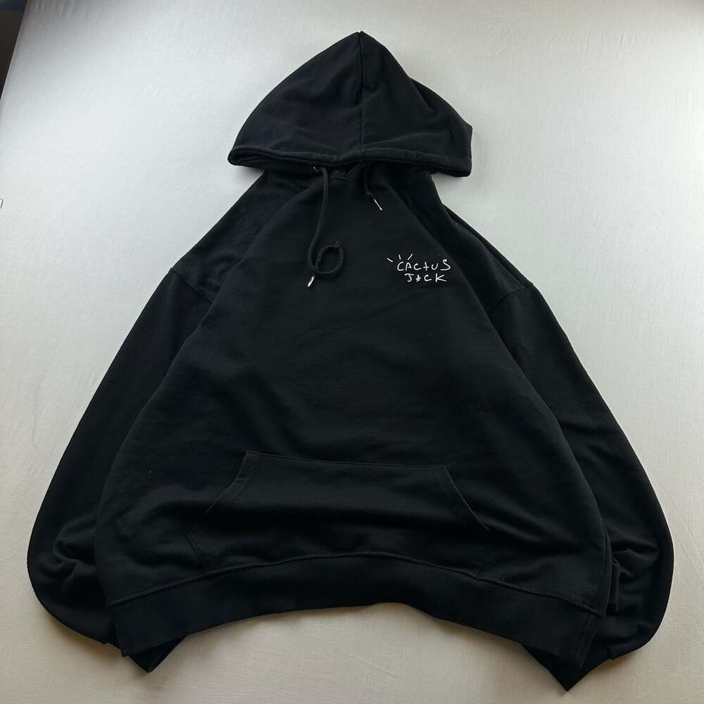 Cactus Jack by Travis Scott Black Cactus Graphic Pullover Hoodie